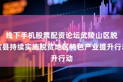 线下手机股票配资论坛武陵山区脱贫县持续实施脱贫地区特色产业提升行动